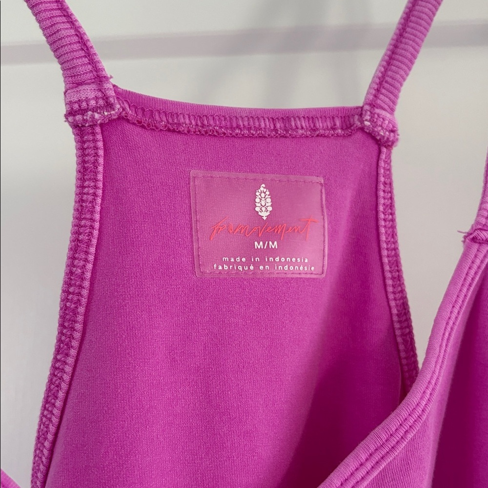 Free People Movement Hot Shot Romper - Halter purple Size Medium - Picture 2 of 3